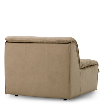 Canapea modulară Dunemore, piele barley