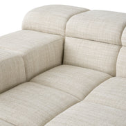 Canapea modulară Hunter albury bej – lounge stânga