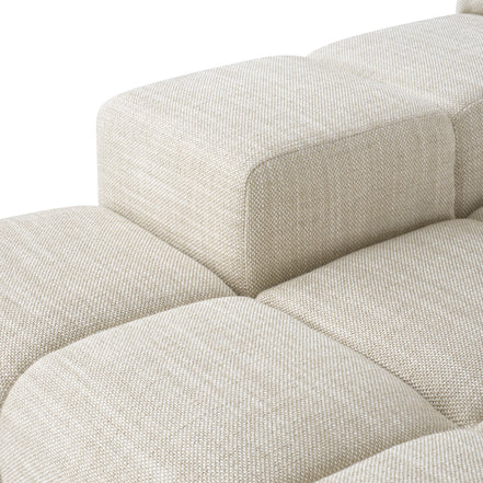 Canapea modulară Hunter albury bej – lounge stânga