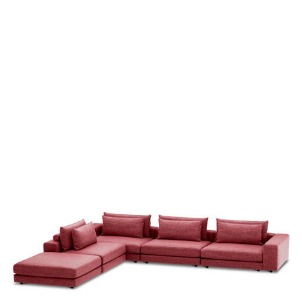 Canapea modulară Lounge Club lurano burgund – modul central
