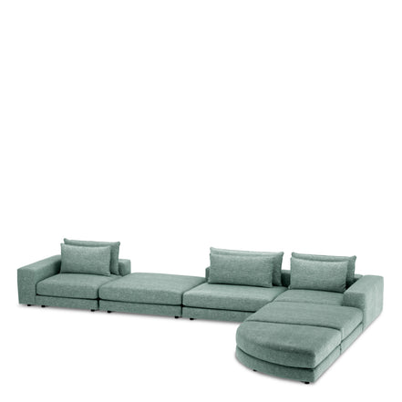 Canapea modulară Lounge Club lurano turcoaz – modul central