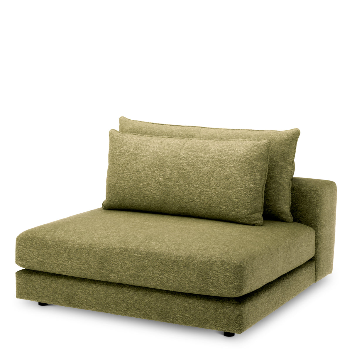 Canapea modulară Lounge Club lurano verde mușchi – modul central