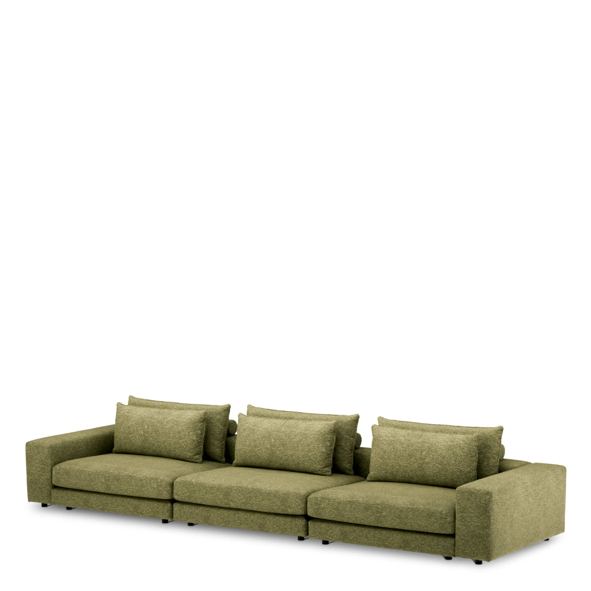 Canapea modulară Lounge Club lurano verde mușchi – modul central