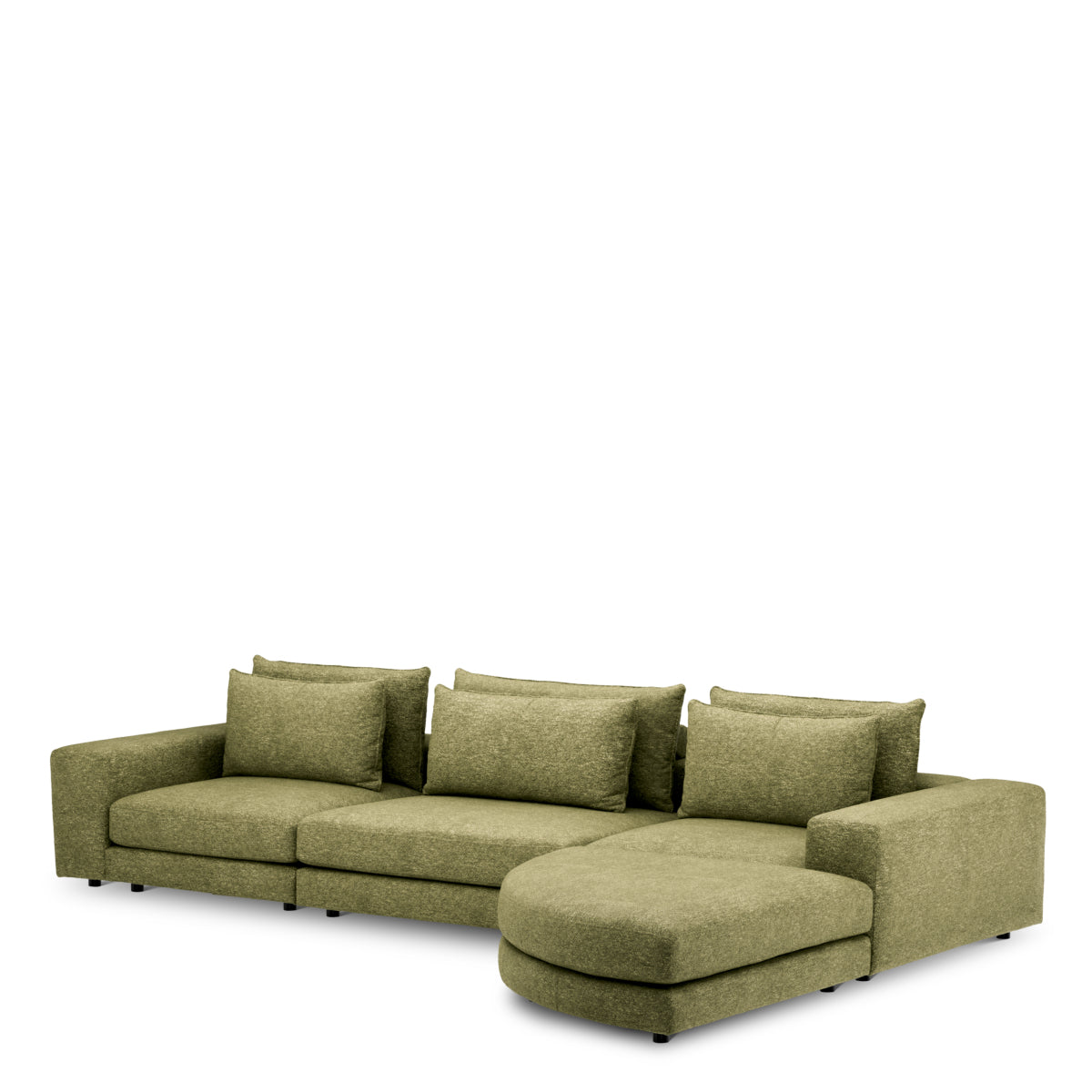 Canapea modulară Lounge Club lurano verde mușchi – modul central