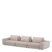Canapea modulară Lounge Club montier gri deschis – modul central