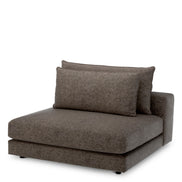 Canapea modulară Lounge Club montier gri închis – modul central