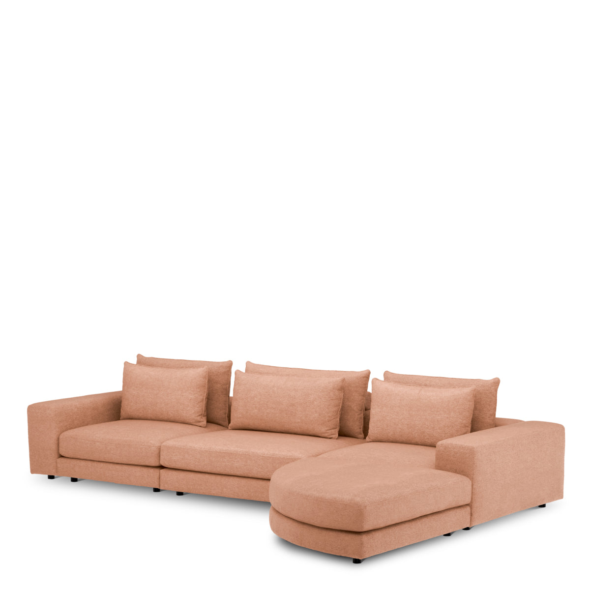 Canapea modulară Lounge Club montier teracotă – modul central