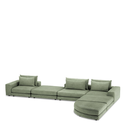 Canapea modulară Lounge Club montier turcoaz – modul central