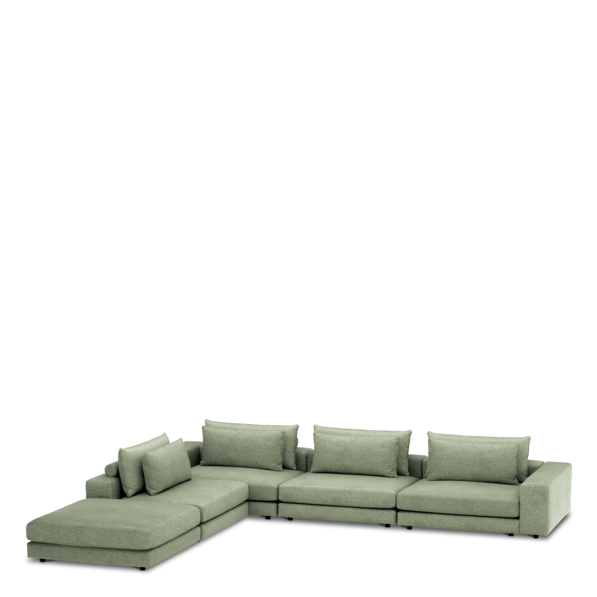 Canapea modulară Lounge Club montier turcoaz – modul central