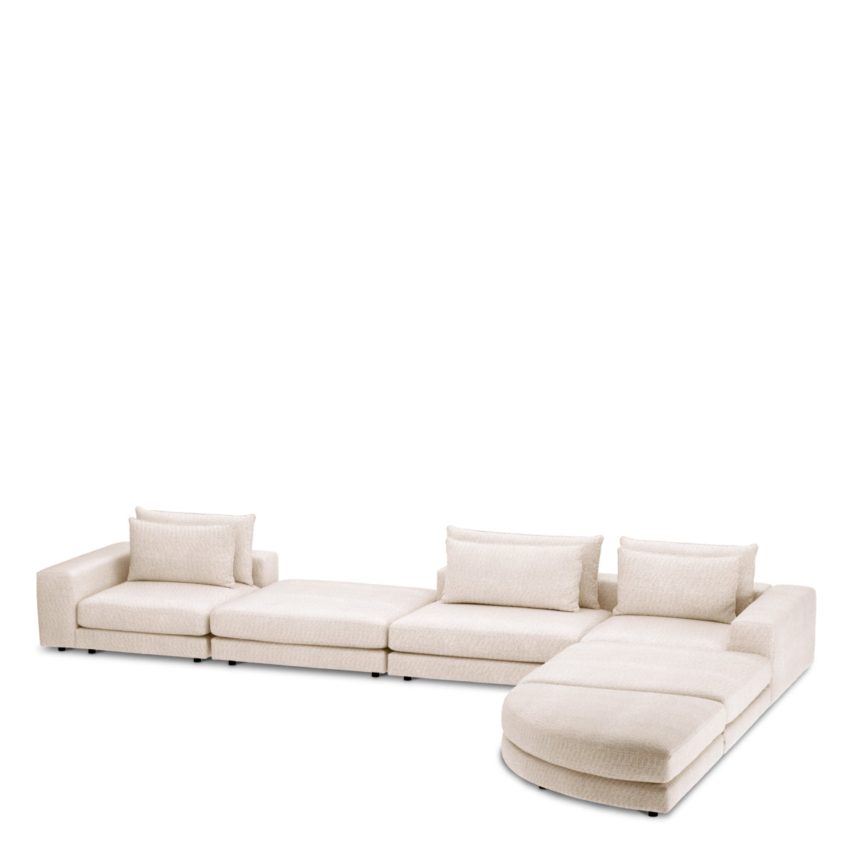 Canapea modulară Lounge Club velora crem – modul central