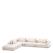 Canapea modulară Lounge Club velora crem – modul central