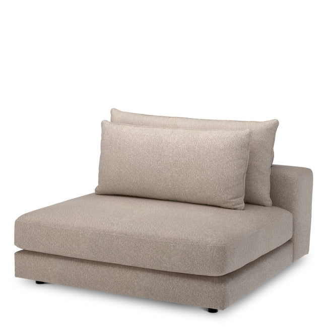 Canapea modulară Lounge Club velora gri deschis – modul central