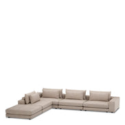 Canapea modulară Lounge Club velora gri deschis – modul central