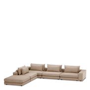Canapea modulară Lounge Club velora taupe – taburet
