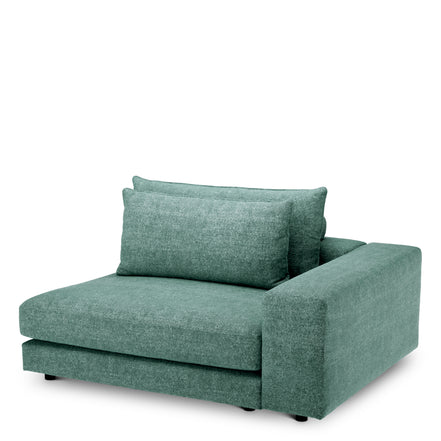 Canapea modulară Lounge Club velora verde marin – colț L dreapta