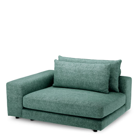 Canapea modulară Lounge Club velora verde marin – colț L stânga
