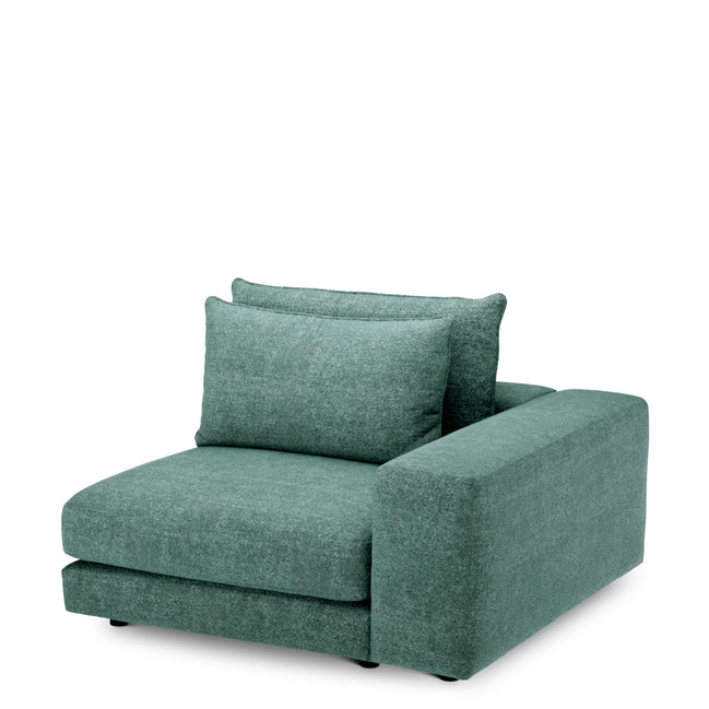 Canapea modulară Lounge Club velora verde marin – colț S dreapta
