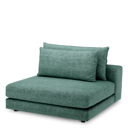 Canapea modulară Lounge Club velora verde marin – modul central