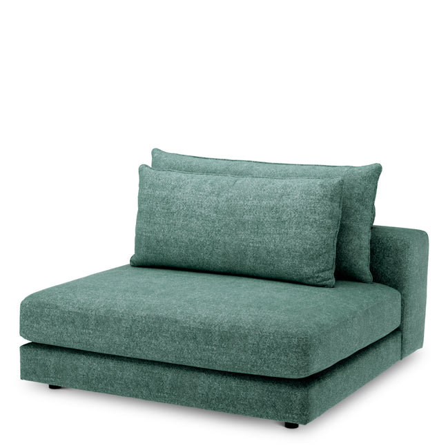 Canapea modulară Lounge Club velora verde marin – modul central