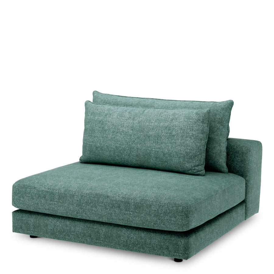 Canapea modulară Lounge Club velora verde marin – modul central