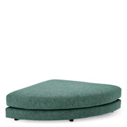 Canapea modulară Lounge Club velora verde marin – taburet semirotund