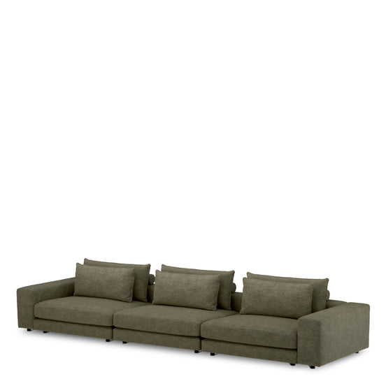 Canapea modulară Lounge Club velora verde mușchi – modul central