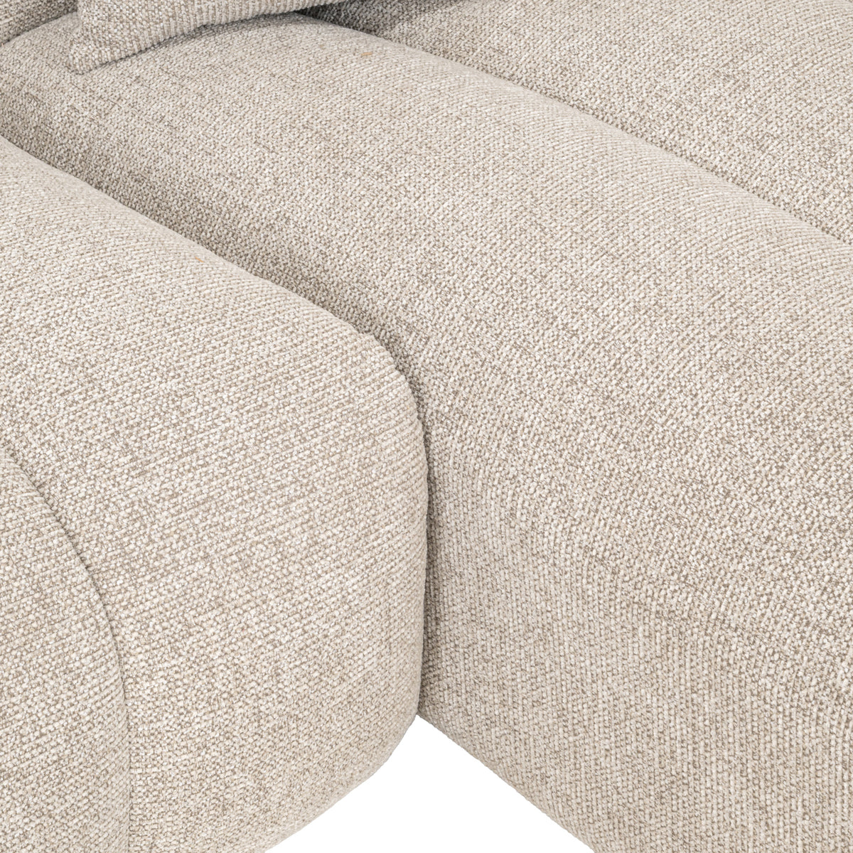 Canapea Novaro, natural fancy, cu șezlong dreapta