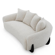 Canapea Siderno, seashell alb-crem