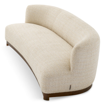 Canapea Stelvio, finisaj nuc, winslow chenille bej