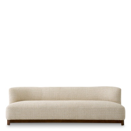 Canapea Stelvio, finisaj nuc, winslow chenille bej