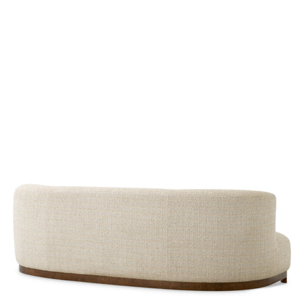 Canapea Stelvio, finisaj nuc, winslow chenille bej