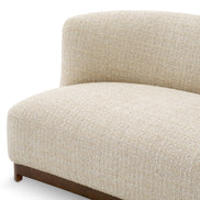 Canapea Stelvio, finisaj nuc, winslow chenille bej