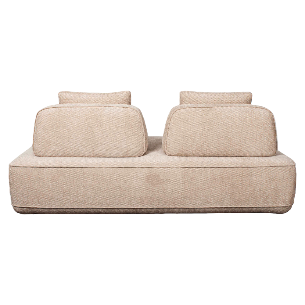 Canapea Tudor, boldweave natural, 2,5 locuri, spătar mobil
