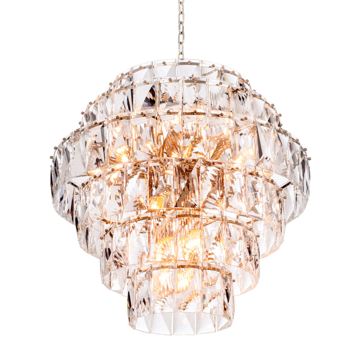 Candelabru Amazone L, finisaj nichel