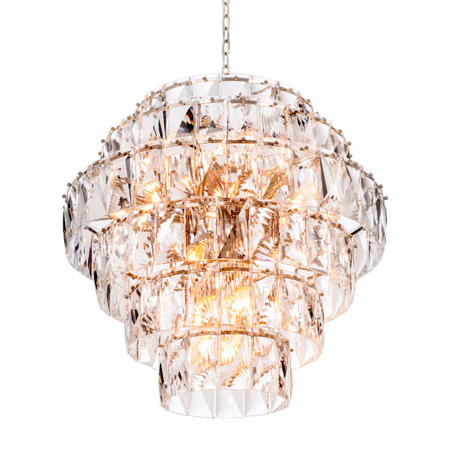 Candelabru Amazone L, finisaj nichel