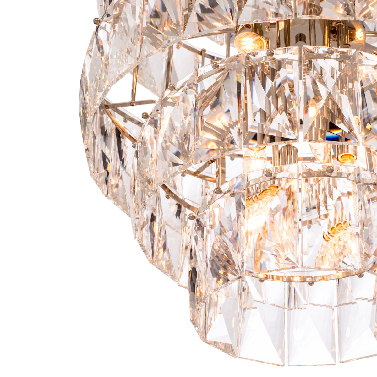 Candelabru Amazone L, finisaj nichel