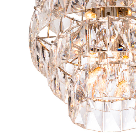 Candelabru Amazone L, finisaj nichel