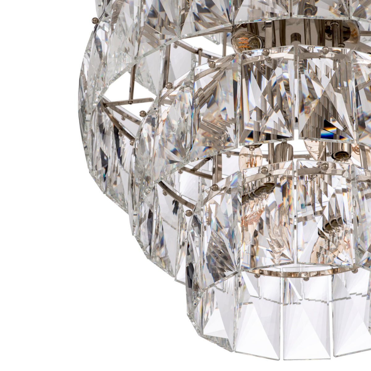 Candelabru Amazone L, finisaj nichel