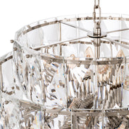 Candelabru Amazone L, finisaj nichel