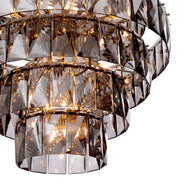 Candelabru Amazone L, sticlă fumurie