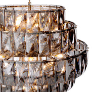 Candelabru Amazone L, sticlă fumurie