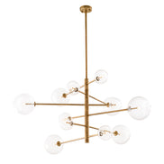 Candelabru Argento L, finisaj alamă antichizată