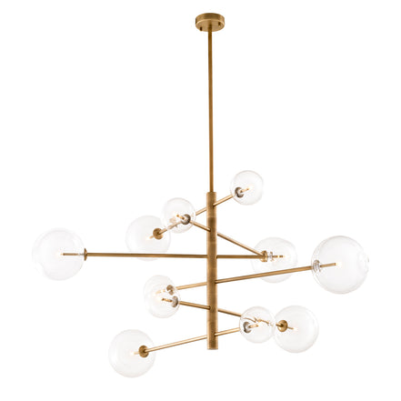 Candelabru Argento L, finisaj alamă antichizată
