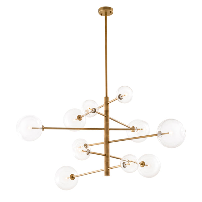 Candelabru Argento L, finisaj alamă antichizată