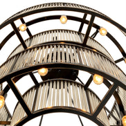Candelabru Bernardi, finisaj bronz cu reflexe