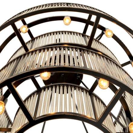 Candelabru Bernardi, finisaj bronz cu reflexe