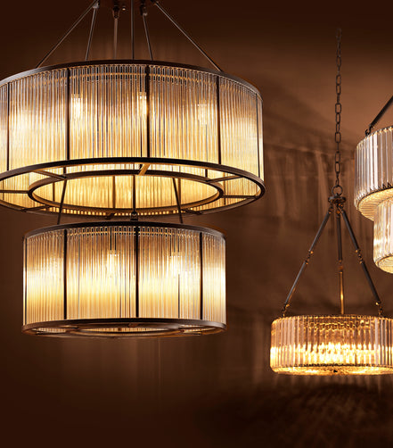 Candelabru Bernardi, finisaj bronz cu reflexe