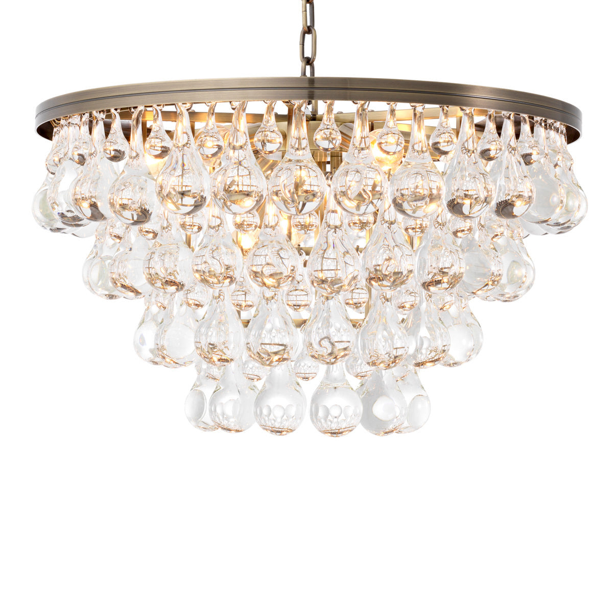 Candelabru Bolzano, finisaj alamă periată deschisă