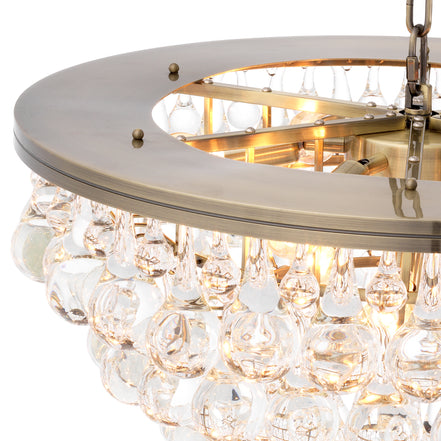 Candelabru Bolzano, finisaj alamă periată deschisă