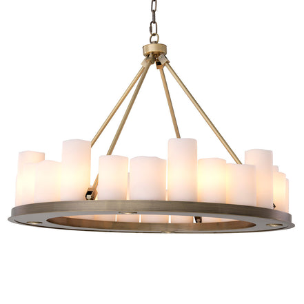 Candelabru Commodore ø 90 cm, finisaj alamă periată deschisă